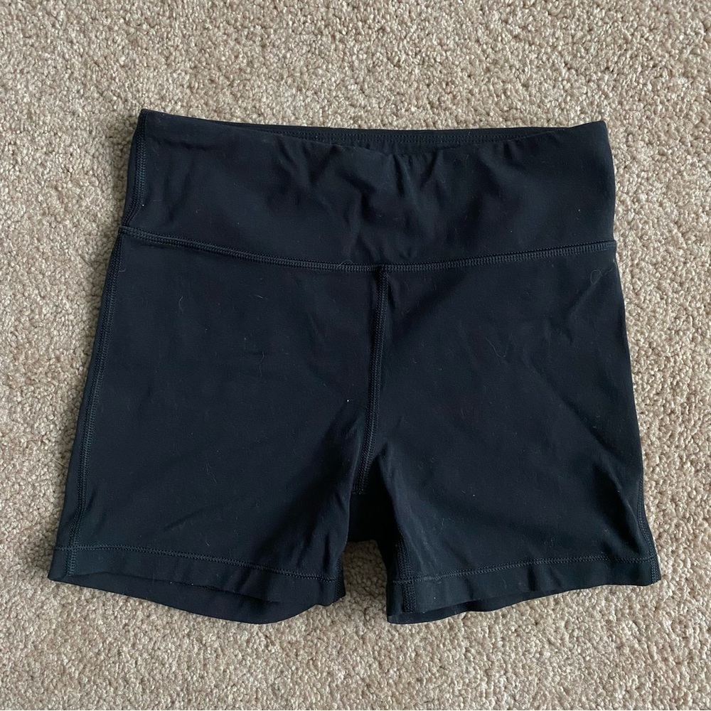 Athleta | Girl's Chit Chat 2.0 Workout Athletic Shorts Size Large 12 Black